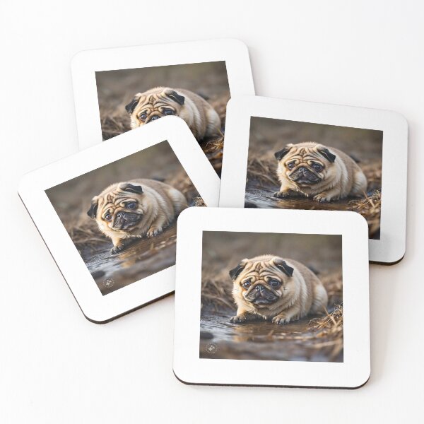 Item preview, pug beaver designed and sold by pug-maniac.