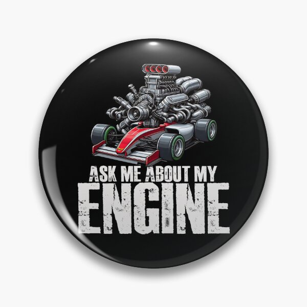 Item preview, Ask Me About My Engine Car Guy Racer Mechanic Gear designed and sold by DynamicDesign.
