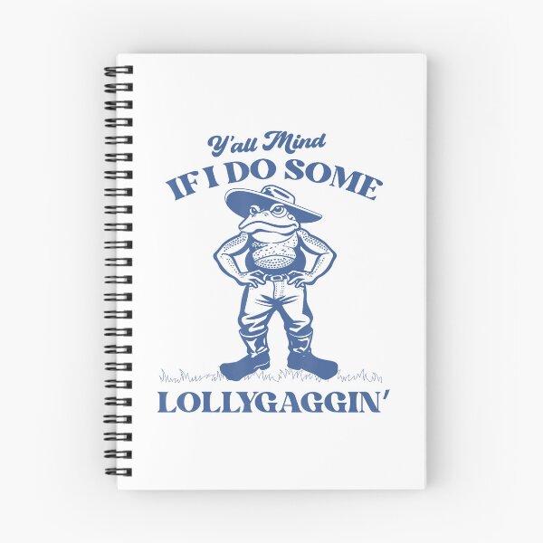 Item preview, Y'all Mind If I Do Some Lollygagging Cowboy Frog designed and sold by LeoVargasVelha.