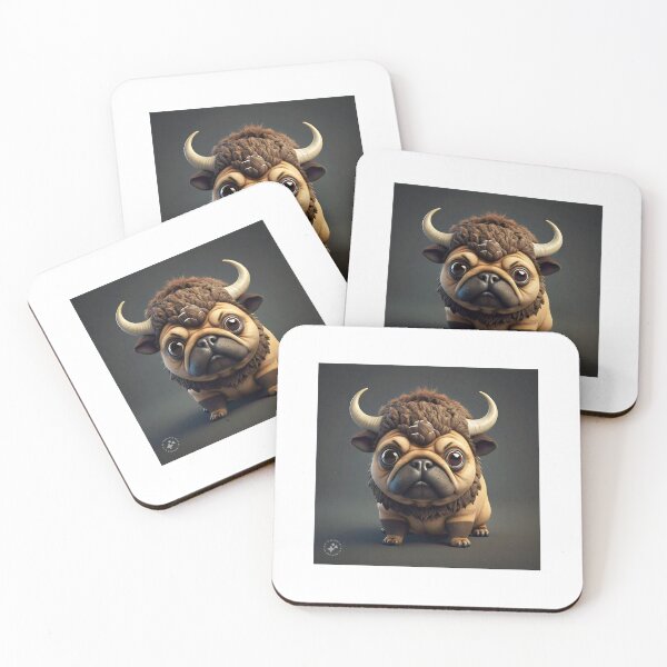Item preview, pug bison designed and sold by pug-maniac.