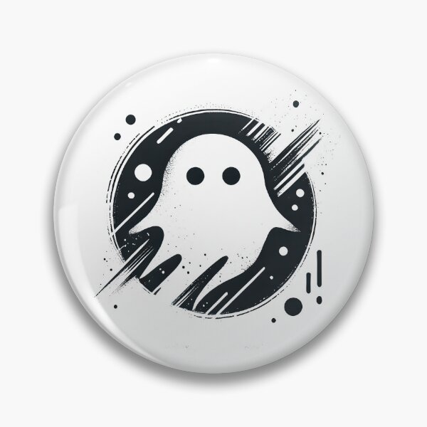 Item preview, Spooky Ghost Minimalist Halloween Graffiti Design designed and sold by StickaTime.