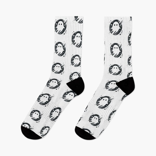Item preview, Spooky Ghost Minimalist Halloween Graffiti Design designed and sold by StickaTime.