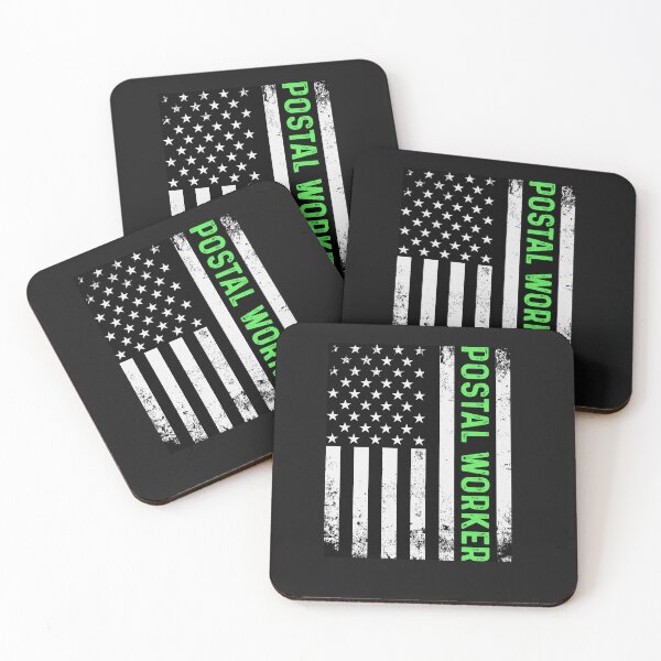 Item preview, Distressed American Flag Postal Worker designed and sold by AlienOccupation.