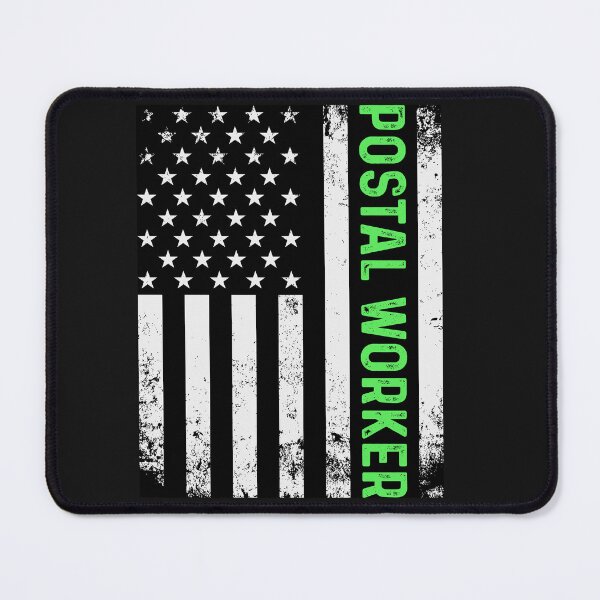 Item preview, Distressed American Flag Postal Worker designed and sold by AlienOccupation.
