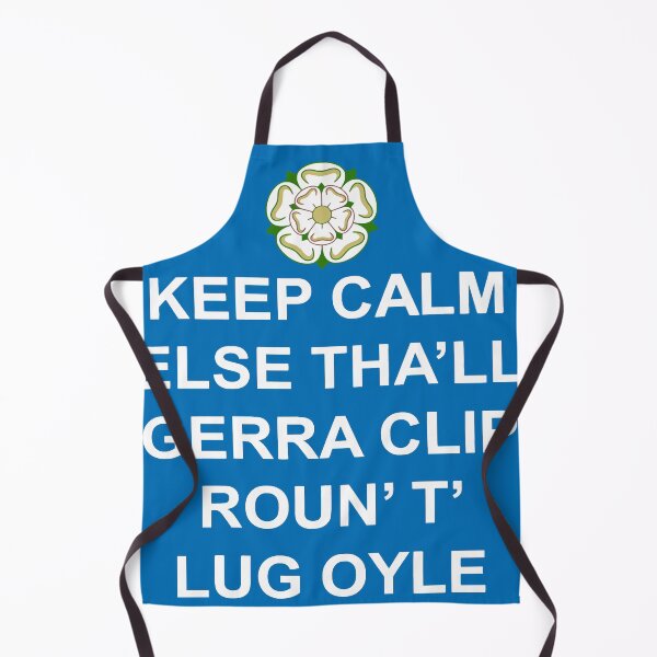 Item preview, Keep Calm Else Thall Gerra Clip Yorkshire Dialect White Text designed and sold by taiche.