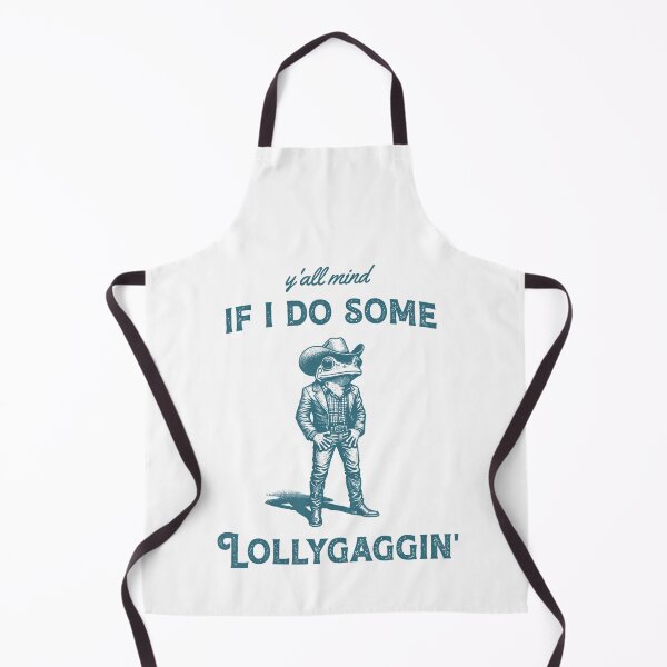Item preview, Y'all Mind If I Do Some Lollygagging Funny Cowboy Frog Vintage designed and sold by LeoVargasVelha.