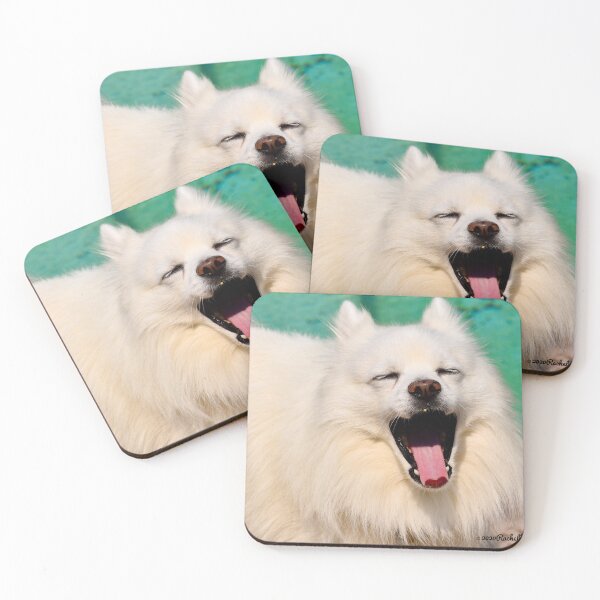 Item preview, Funny Samoyed Dog laughing Tongue Out designed and sold by Yogibear & Rachelle .