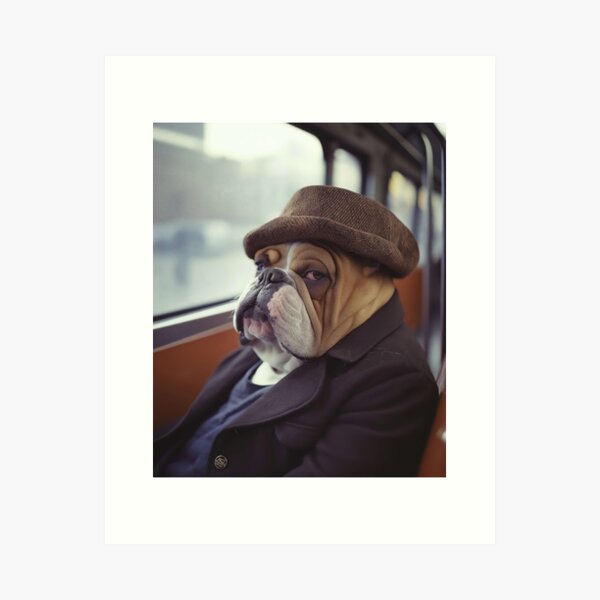 Artikel-Vorschau von Bulldog mit Stil: Vintage-Stil, designt und verkauft von Desiredobsolete.