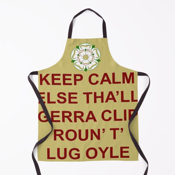 Item preview, Keep Calm Else Thall Gerra Clip Yorkshire Dialect Red Text designed and sold by taiche.