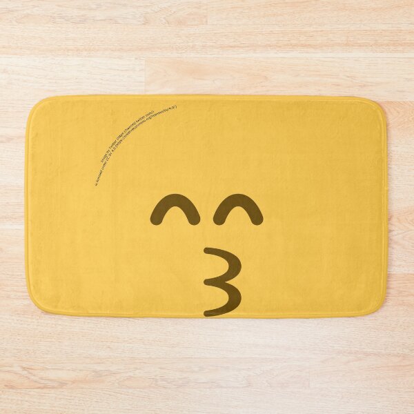 Item preview, Kissing Face with Smiling Eyes Emoji designed and sold by VeryRandomShop.