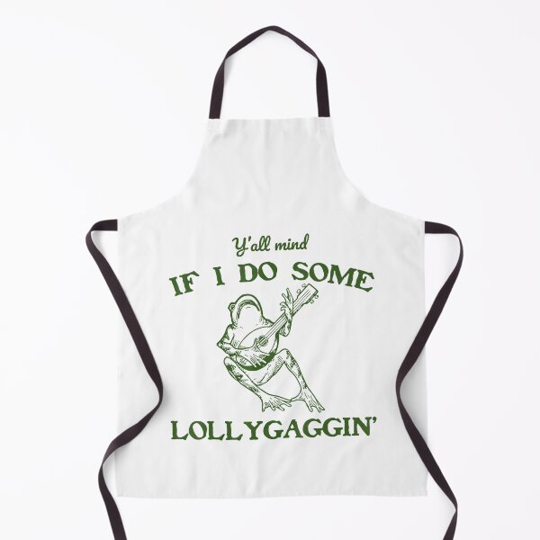 Item preview, Y'all Mind If I Do Some Lollygagging Funny Cowboy Frog designed and sold by LeoVargasVelha.