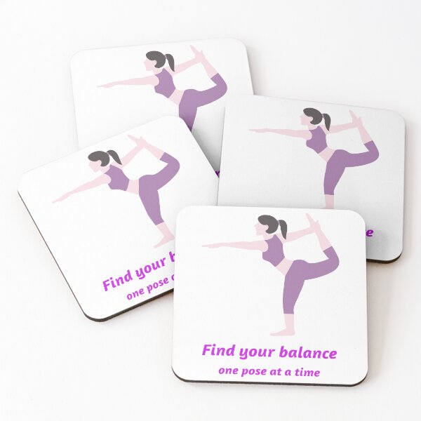 Item preview, Find your balance, one pose at a time designed and sold by Indyadizine.