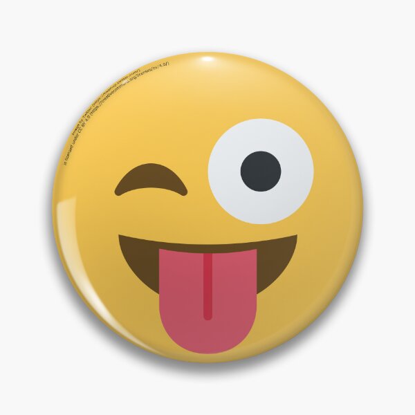 Aperçu de l'œuvre Emoji visage qui fait un clin d'œil avec la langue créée et vendue par VeryRandomShop.