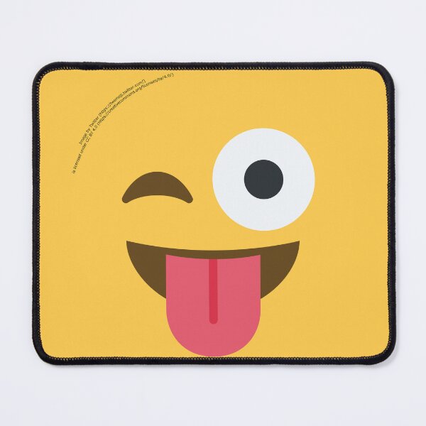 Item preview, Winking Face with Tongue Emoji designed and sold by VeryRandomShop.