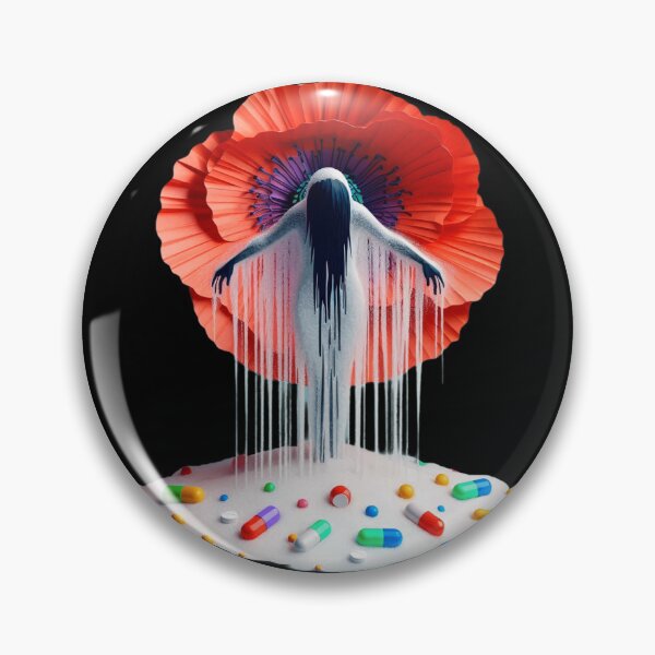 Item preview, Addiction Horror - Opium Poppy, Opiate Drugs, Screaming Withdrawal Nightmare, Horror designed and sold by SomniferumWars.