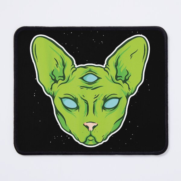 Item preview, Third Eye Alien Cat designed and sold by SinfamousTwo.