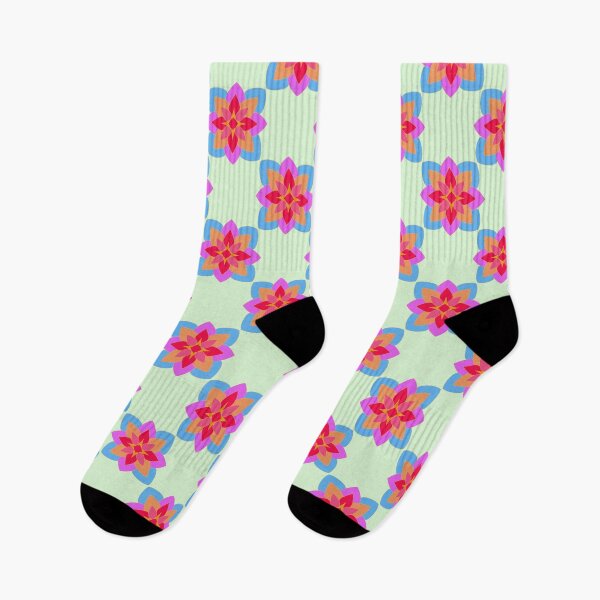 Item preview, A pattern of flowers in various colors and sizes designed and sold by PWDigitalArt.