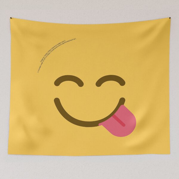 Item preview, Face Savoring Food Emoji designed and sold by VeryRandomShop.