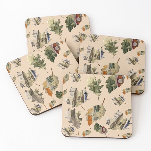 Item preview, Money Leaves Blowing in the Breeze designed and sold by kristalcurt.