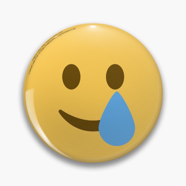 Item preview, Smiling Face with Tear Emoji designed and sold by VeryRandomShop.