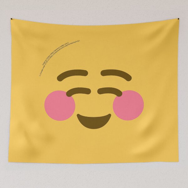 Item preview, Smiling Face Emoji designed and sold by VeryRandomShop.