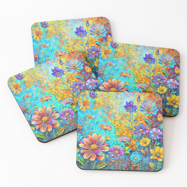 Item preview, Blossoming Colors Abstract Artwork designed and sold by blackhalt.