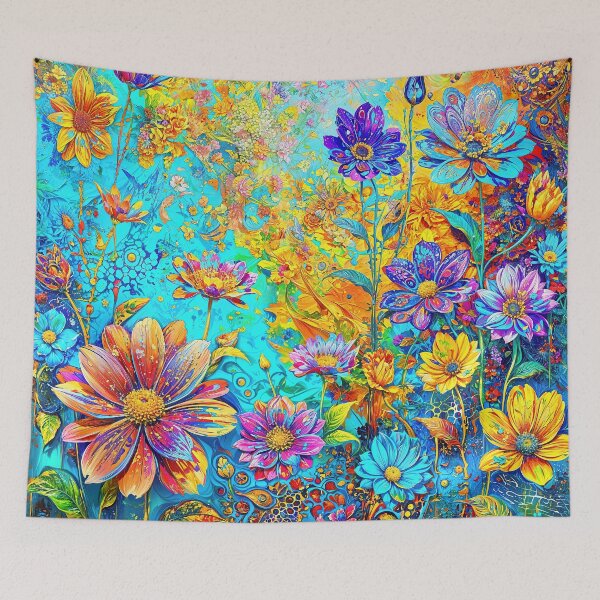 Item preview, Blossoming Colors Abstract Artwork designed and sold by blackhalt.