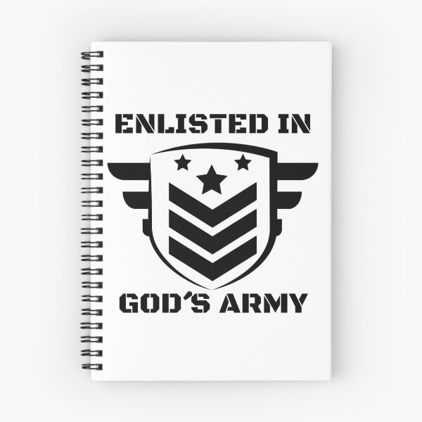 Item preview, Enlisted In God´s Army, Christian designed and sold by MoriaStore.