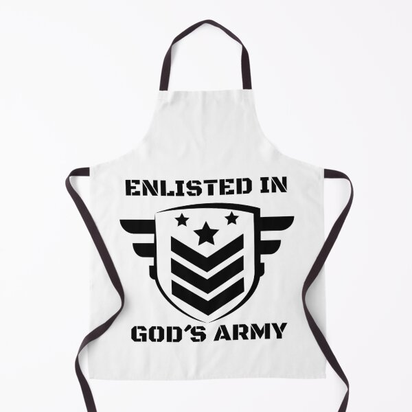 Item preview, Enlisted In God´s Army, Christian designed and sold by MoriaStore.