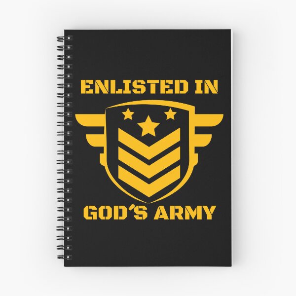 Item preview, Enlisted In God´s Army, Christian Faith designed and sold by MoriaStore.
