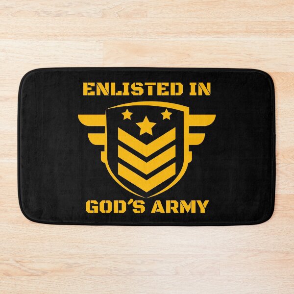 Item preview, Enlisted In God´s Army, Christian Faith designed and sold by MoriaStore.