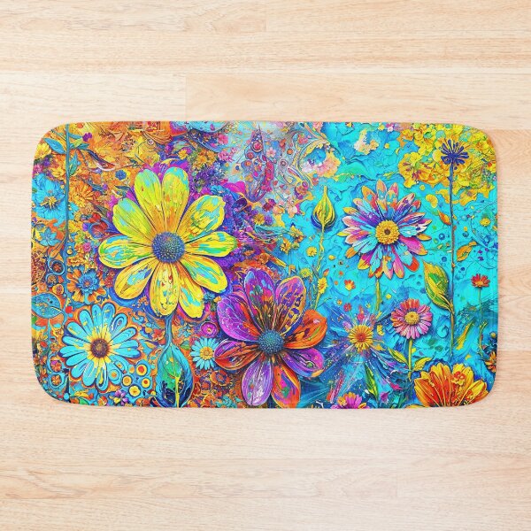 Item preview, Luminous Flower Field in Surreal Tones designed and sold by blackhalt.