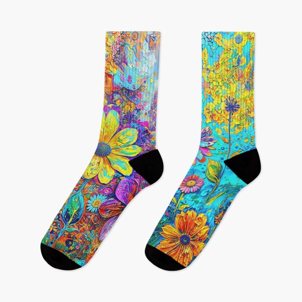 Item preview, Luminous Flower Field in Surreal Tones designed and sold by blackhalt.