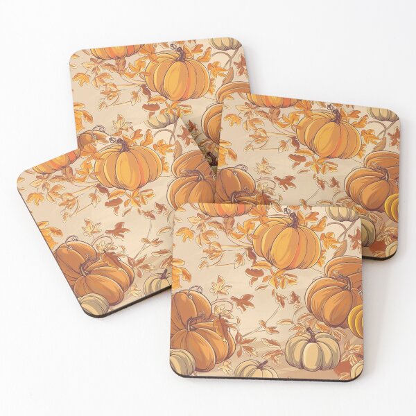 Item preview, Pumpkins and Swirling Leaves designed and sold by citmgpod.