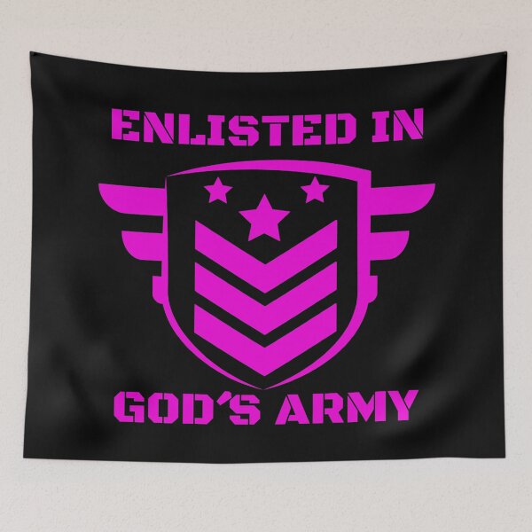 Item preview, In God´s Army, Christian Art designed and sold by MoriaStore.