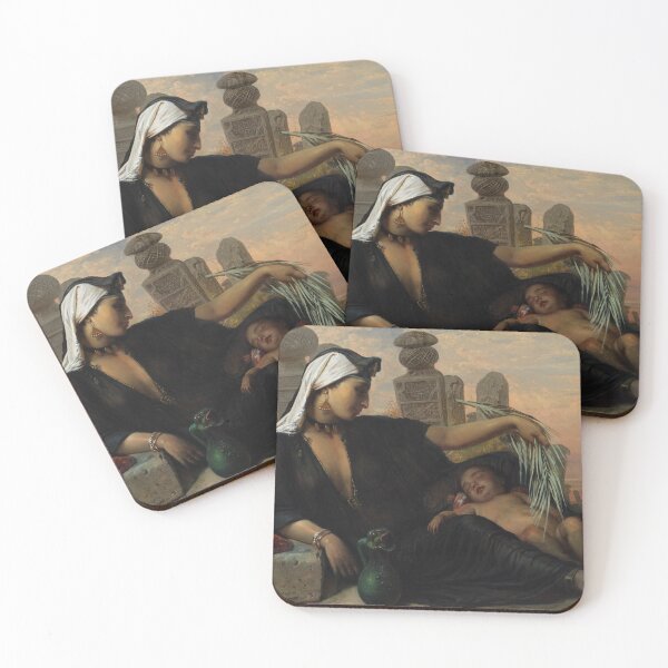 Item preview, Egyptian Fellah Woman and Child by Elisabeth Baumann  designed and sold by PureVintageLove.