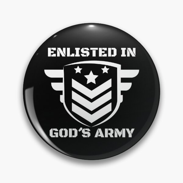 Item preview, In God´s Army, Faith Quotes designed and sold by MoriaStore.