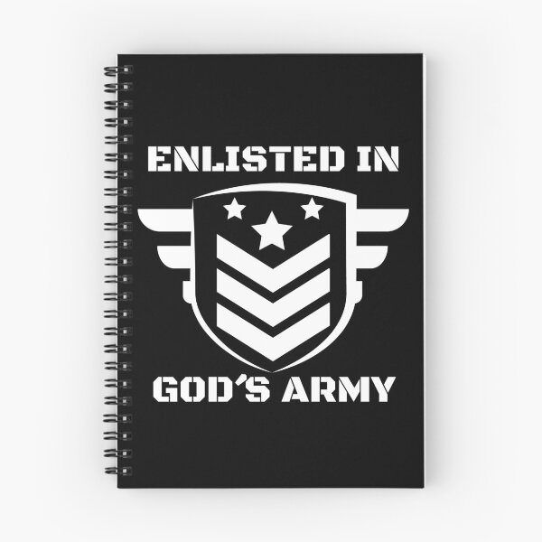 Item preview, In God´s Army, Faith Quotes designed and sold by MoriaStore.