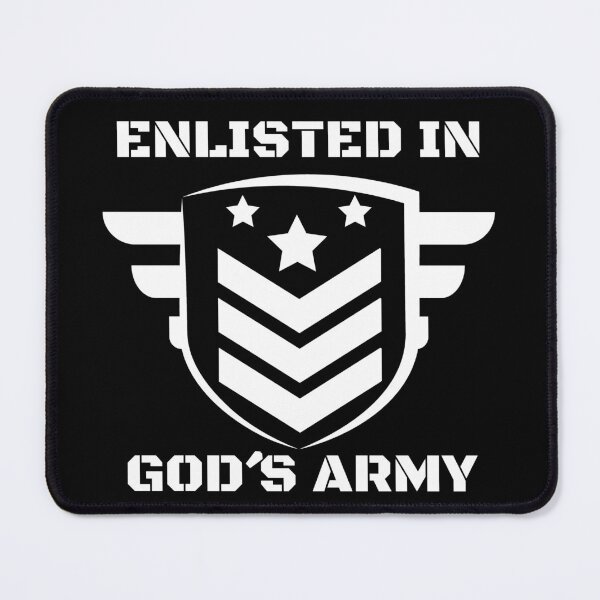 Item preview, In God´s Army, Faith Quotes designed and sold by MoriaStore.