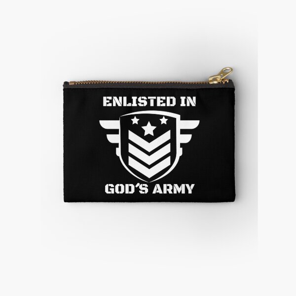 Item preview, In God´s Army, Faith Quotes designed and sold by MoriaStore.
