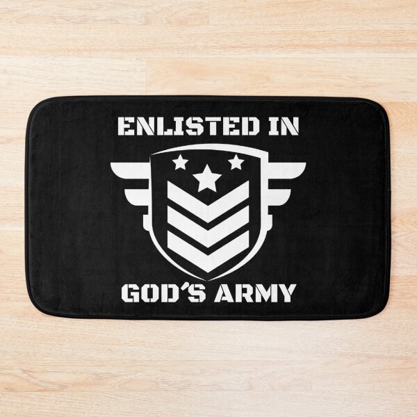 Item preview, In God´s Army, Faith Quotes designed and sold by MoriaStore.