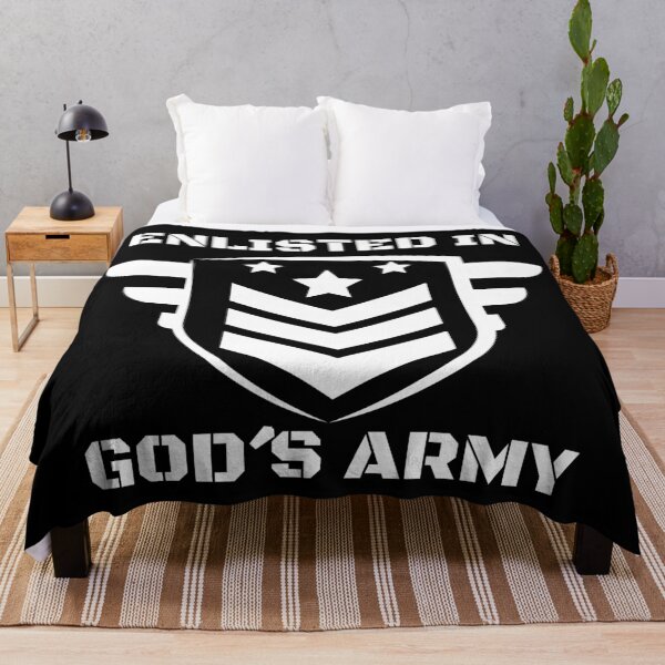 Item preview, In God´s Army, Faith Quotes designed and sold by MoriaStore.