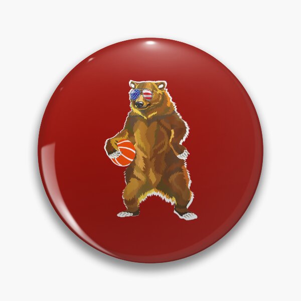 Item preview, Funny Basketball coach - US bear playing basketball - Basketball fan designed and sold by MOHAMED FRASER.