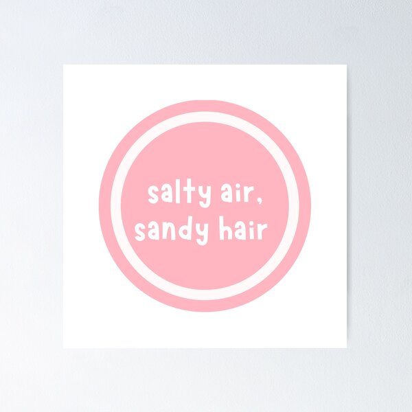 Item preview, salty air, sandy hair  designed and sold by CharmStudio.