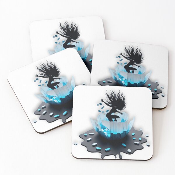 Item preview, Addiction Horror - Opium Poppy, Opiate Drugs, Scream Dancing Woman designed and sold by SomniferumWars.