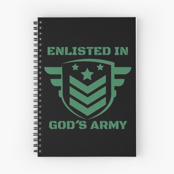 Item preview, Enlisted In God´s Army, bible verse designed and sold by MoriaStore.