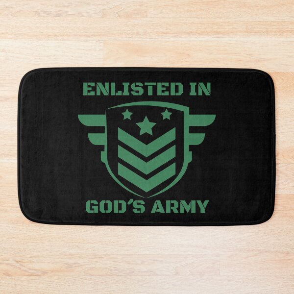 Item preview, Enlisted In God´s Army, bible verse designed and sold by MoriaStore.