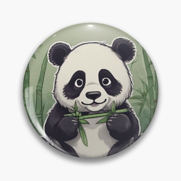 Item preview, Panda Eating Bamboo designed and sold by cheri-lychee.