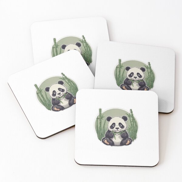 Item preview, Panda Eating Bamboo designed and sold by cheri-lychee.
