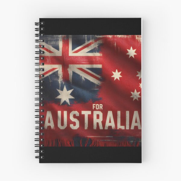 Item preview, FOR AUSTRALIA (THE DISTRESSED FLAG 2025) designed and sold by Takin-Thepiss.